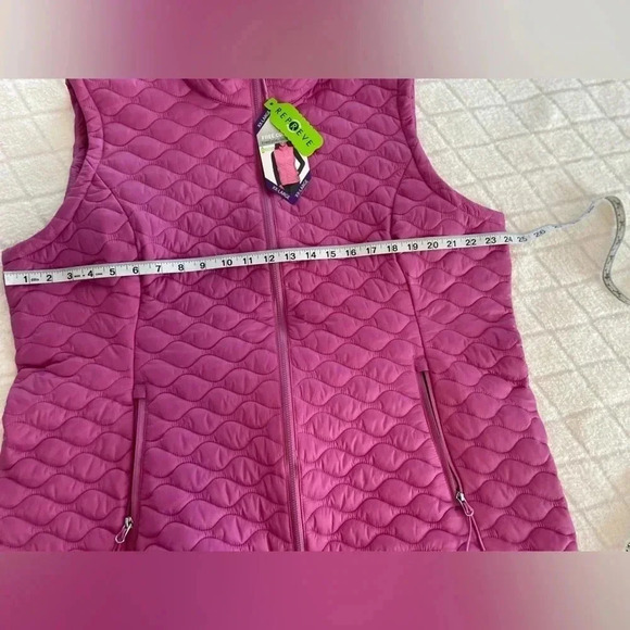 Free Country Pink Quilted vest NWT - Picture 6 of 8